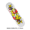 Krooked 7.75 - Birds White - Complete Skateboard
