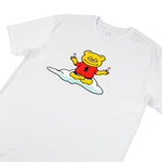 GRIZZLY Medium Tee - Peace Bear - White