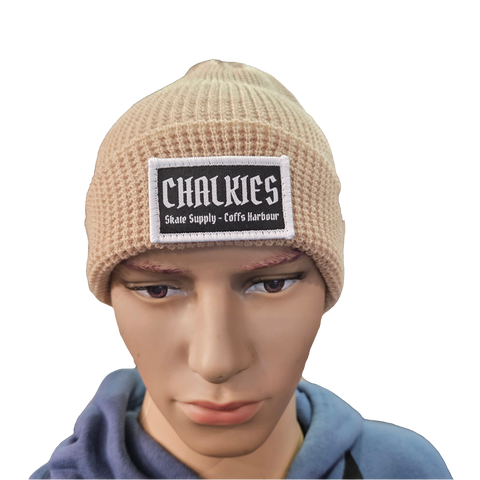 CHALKIES Skate Supply Patch Beanie - Sand