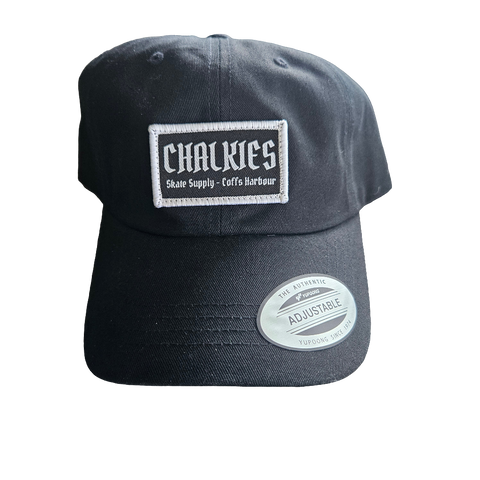 CHALKIES Skate Supply Patch Low Profile Dad Hat - Black