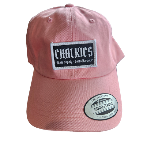 CHALKIES Skate Supply Patch Low Profile Dad Hat - Pink