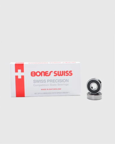 BONES BEARINGS - Swiss Precision Bearings - 8 piece 8mm
