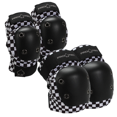 PROTEC Street Knee/Elbow Pad Set - Checker