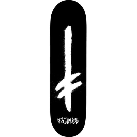 DEATHWISH - Gang Spray 8.5 Skateboard Deck - Black/White
