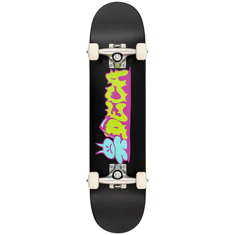 DECA 7.0 Mini Complete Skateboard - Kids Frank - Black