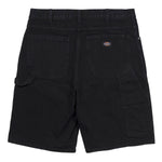 DICKIES Denim 11'' Relaxed Fit Carpenter Shorts 38" - Rinsed Black