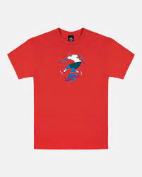 THRASHER Tee - Thrasher Tre - Small - Red