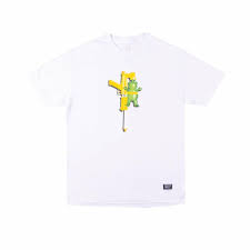 GRIZZLY - Small Youth Tee - Water Fight - White