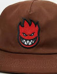 SPITFIRE - ADJUSTABLE SNAP BACK - BIGHEAD FILL - Brown/Red