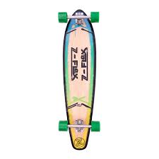 Z-FLEX - 39.5" Round Tail Longboard Complete - Pop  Blue Fade