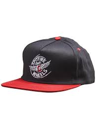 SPITFIRE - Adjustable Cap - Flying Classic - Black/Red