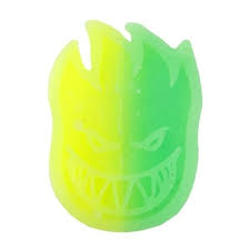 SPITFIRE - Big Head Swirl - Skateboard Wax - Yellow/Green