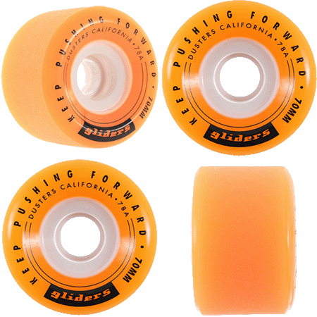 DUSTERS 70mm 78A Gliders - Longboard Wheels