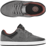 ETNIES Kids Marana Skateboard Shoes - Grey/Grey/Red