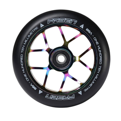 FASEN 110mm x 24mm Hollow Core Scooter Wheel (Single) - Jet Oil Slick
