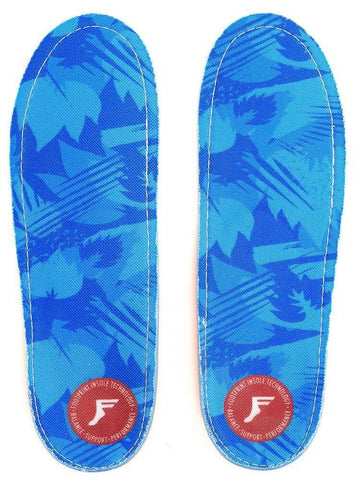 FOOTPRINT Orthotic Insoles (11-11.5) Blue Camo