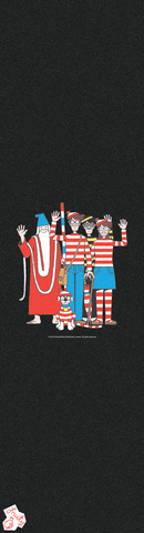 FRUITY 9" x 33" Grip Tape - Where's Wally Group Shot