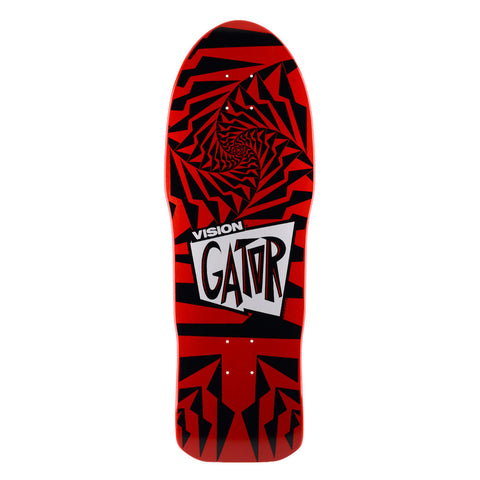 VISION Gator II 10.25"x29.75 - Skateboard Deck - Red/Black