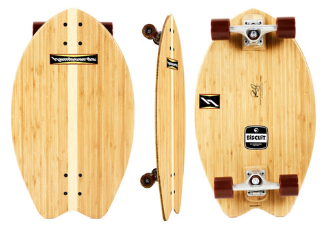 HAMBOARDS 24'' Biscuit Cruiser Complete - Natural