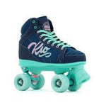 RIO ROLLER - Lumina Quad Skates  Size UK 7 - Navy Green