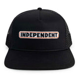 INDEPENDENT Bar Trucker Snapback Cap - Black