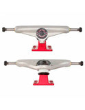 INDEPENDENT 139 (8.0'') BTG Summit Silver/Anodized Red Forged Hollow Skateboard Trucks