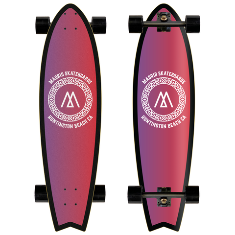 MADRID 36.25'' x 9.75'' Cruiser Complete - Gun Gradient