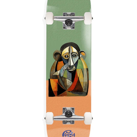 PUSH 7.75'' Complete Skateboard - Morocco Orange