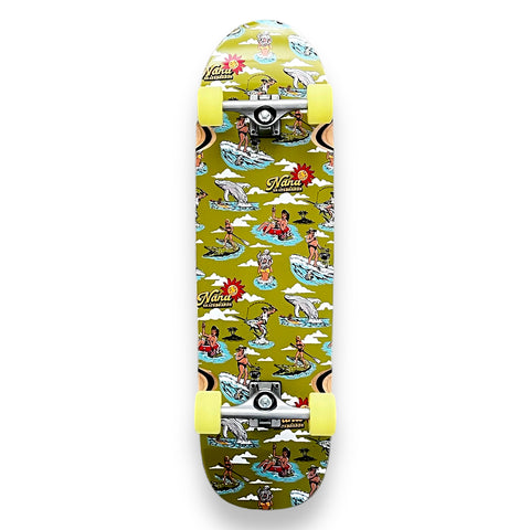Nana 35" - Boomer Souvenir Lime - Complete Skateboard Cruiser