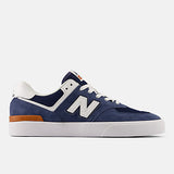 NEW BALANCE # 574 Vulc Skateboard Shoes - Vintage Indigo/White