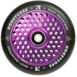 ROOT INDUSTRIES - 110mm Honeycore Scooter Wheel (Single) - Black/Purple