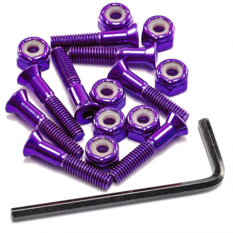 AEGIS 1'' Purple Hardware - Set of 8 Bolts