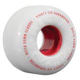 RICTA 57mm 86a Skateboard Wheels - Clouds White/Red