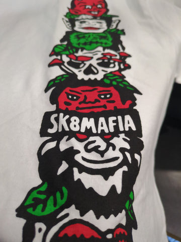 Sk8mafia - side print - large tee