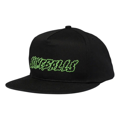 SLIME BALLS Born To Slime Snapback Hat Cap - Black