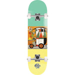 PUSH 8.25'' Complete Skateboard - India Yellow/Green