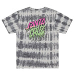 SANTA CRUZ Youth 16 Tee - Rad Dot Hollow - Black Tie Dye