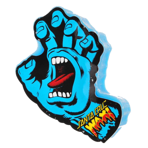 SANTA CRUZ Skate Wax - Screaming Hand - Blue