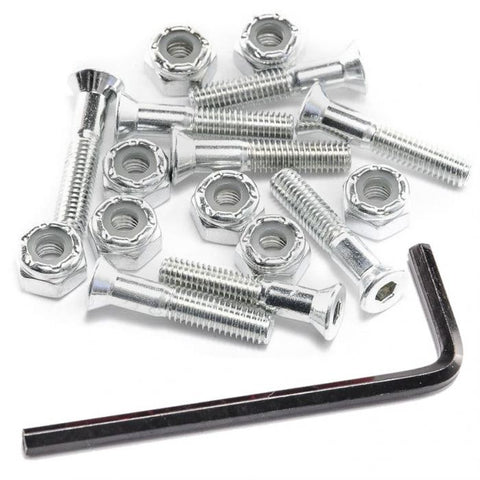 AEGIS 1'' Silver Hardware - Set of 8 Bolts