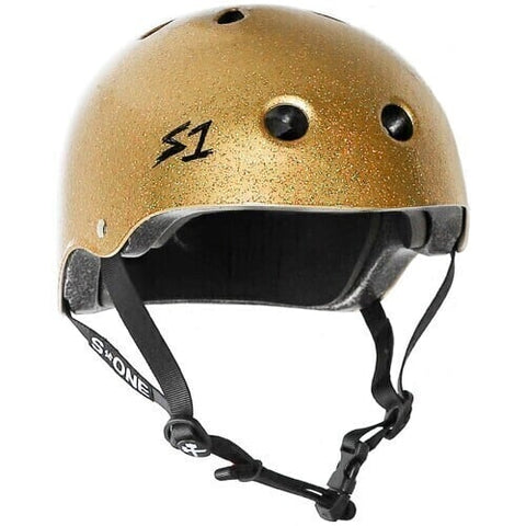 S-ONE Lifer Helmet - Gold Glitter (20.5″-23.5″)