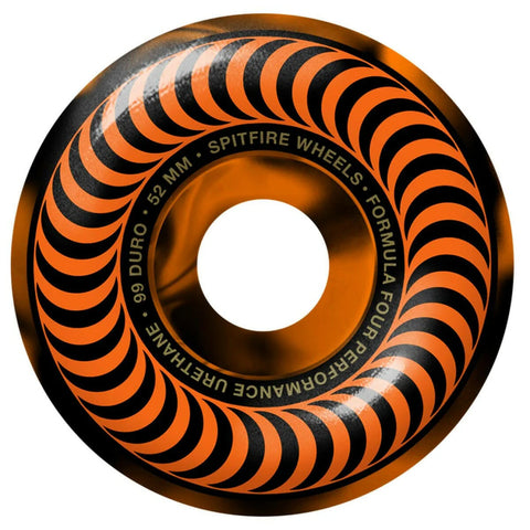 Spitfire F4 54mm - 99D Classic BLK/ORG - Skateboard Wheels
