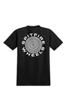 SPITFIRE Large Tee - Classic 87 Swirl - Black/White