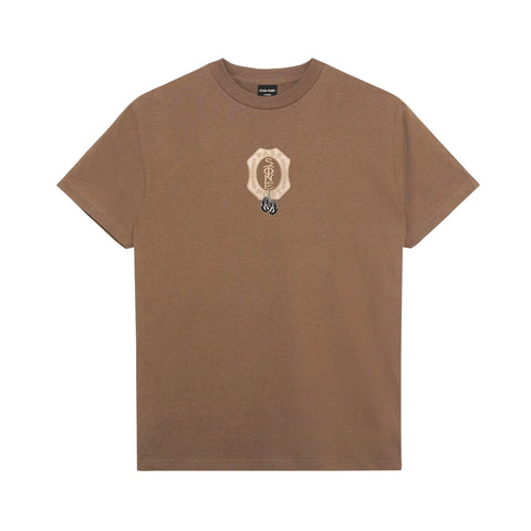 Passport - Stone Choc - Tee Large