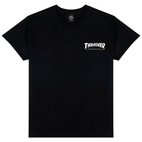 Thrasher - Medium - Black - little logo Tee