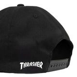 THRASHER - Wallenberg Snapback Cap - Black