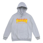 Thrasher - Flame Hood Grey - Large