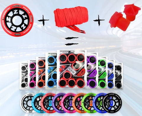 CRAZY SKATES Zoom Custom Colour Kit (wheels / laces / toe plugs)