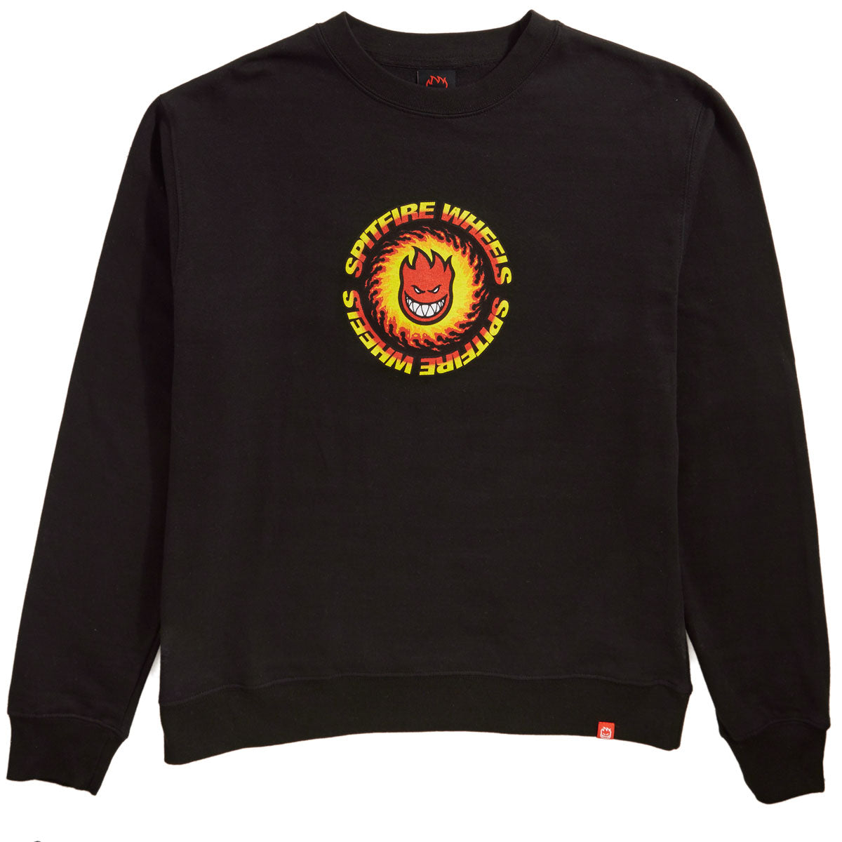 SPITFIRE XLarge Crew Sweater - OG Fireball Black – Chalkies Street