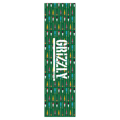 GRIZZLY Without a Paddle Griptape Sheet - Green