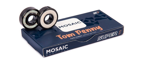 MOSAIC Super 1 ABEC 7 Bearings - Tom Penny Black/White